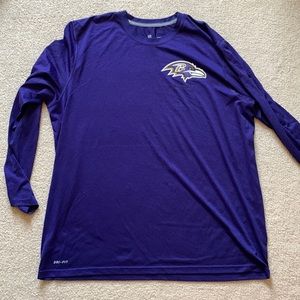 XXL lot Baltimore ravens long sleeve athletic shirts